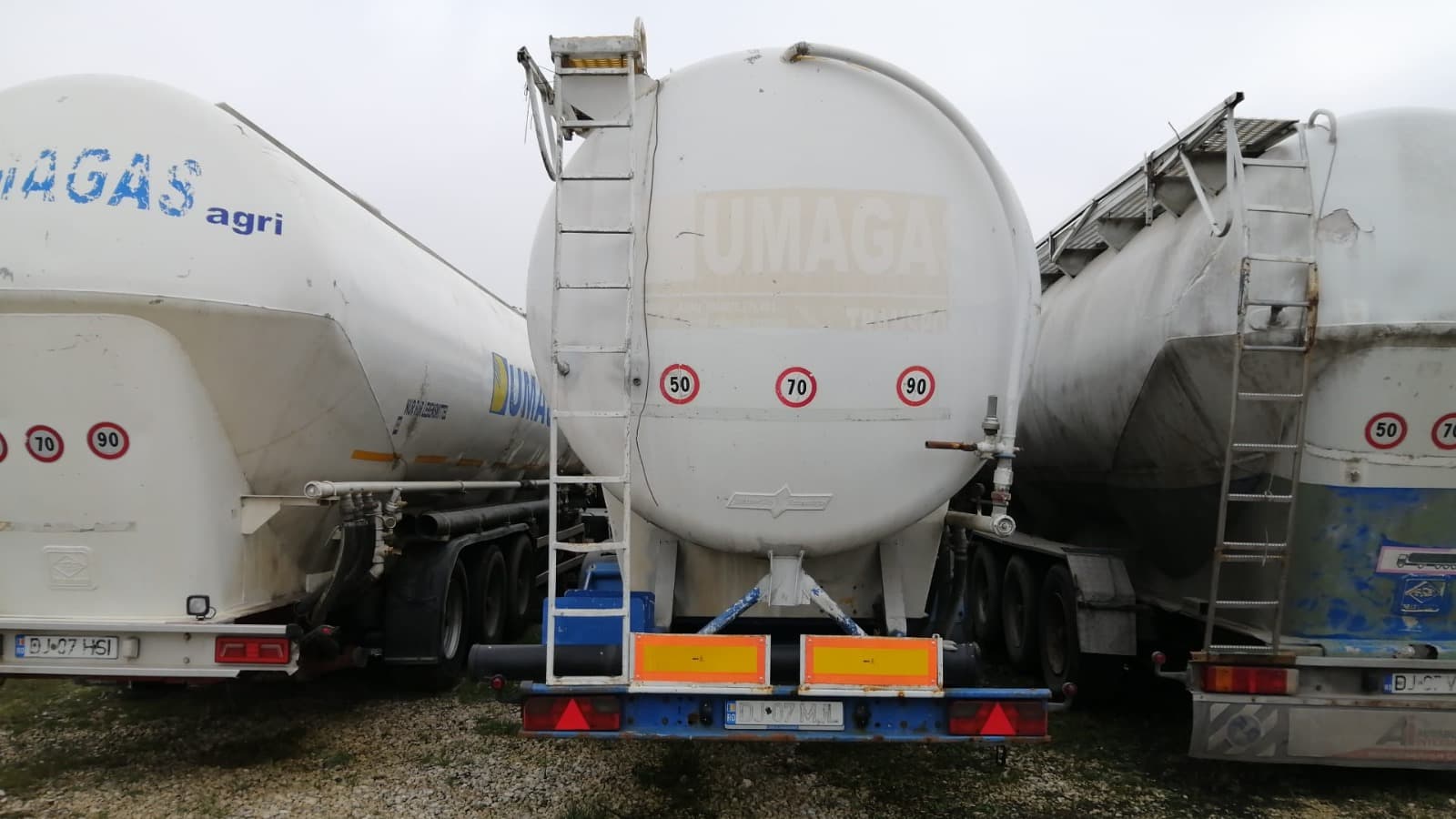 SPITZER Tank/Silo 57,000 l 4 Compartments for Powders/Feed/Water//Liquid Fertilizer/etc.