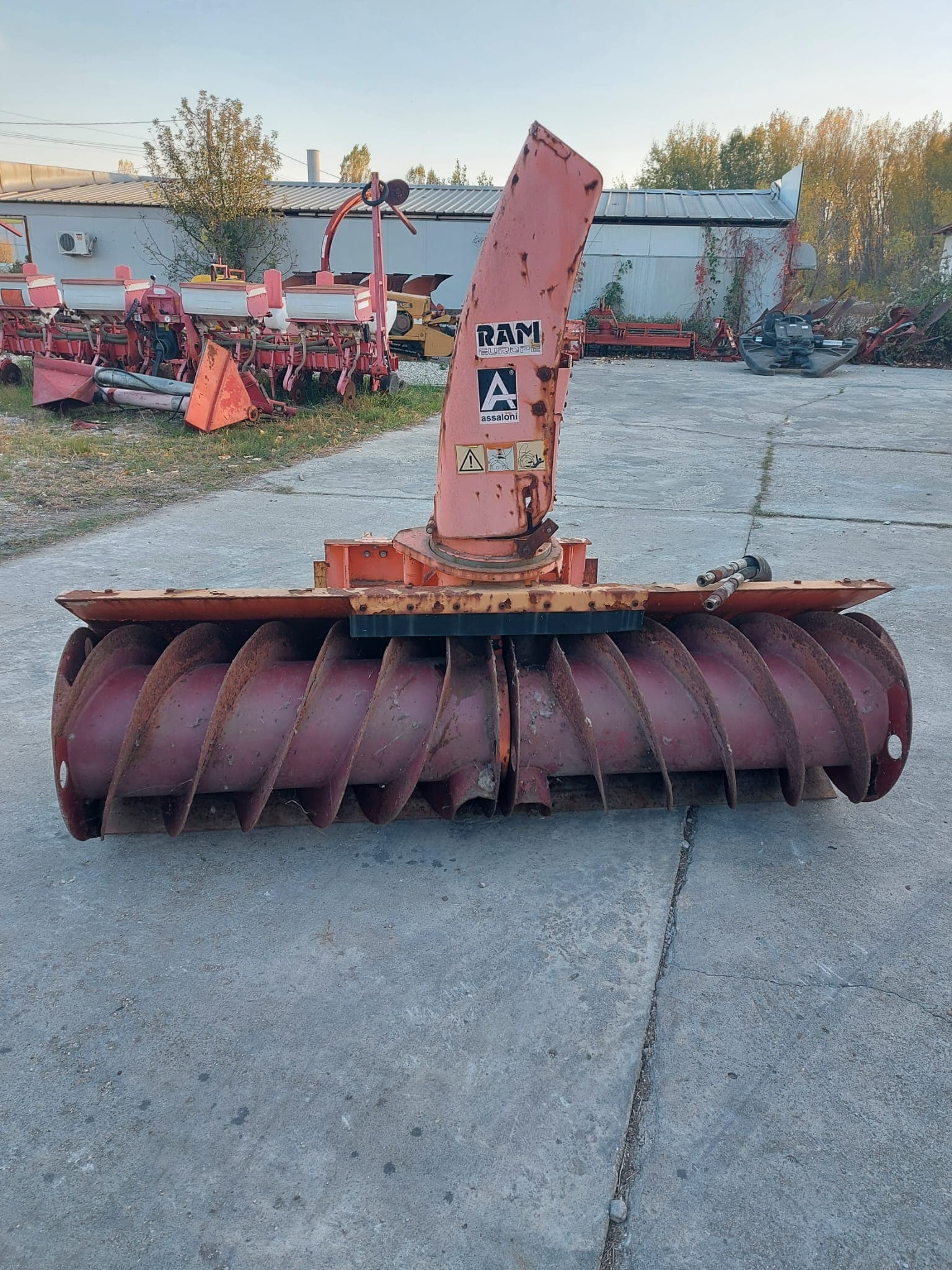 Freza zapada/Snow blower Assaloni pentru Buldoexcavator/Bobcat/Incatcator frontal