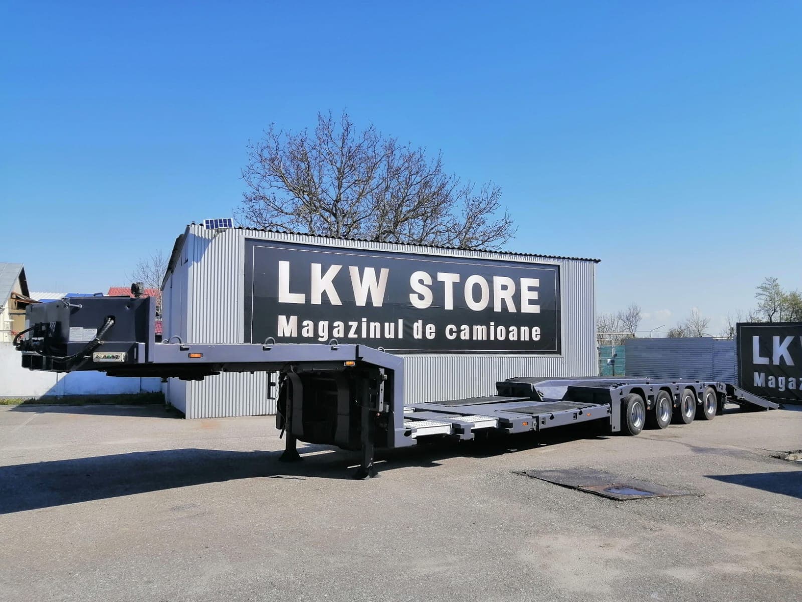 Langendorf Trailer-Tiefbett, 4 Axe, 59 to, extension, TOP !!!