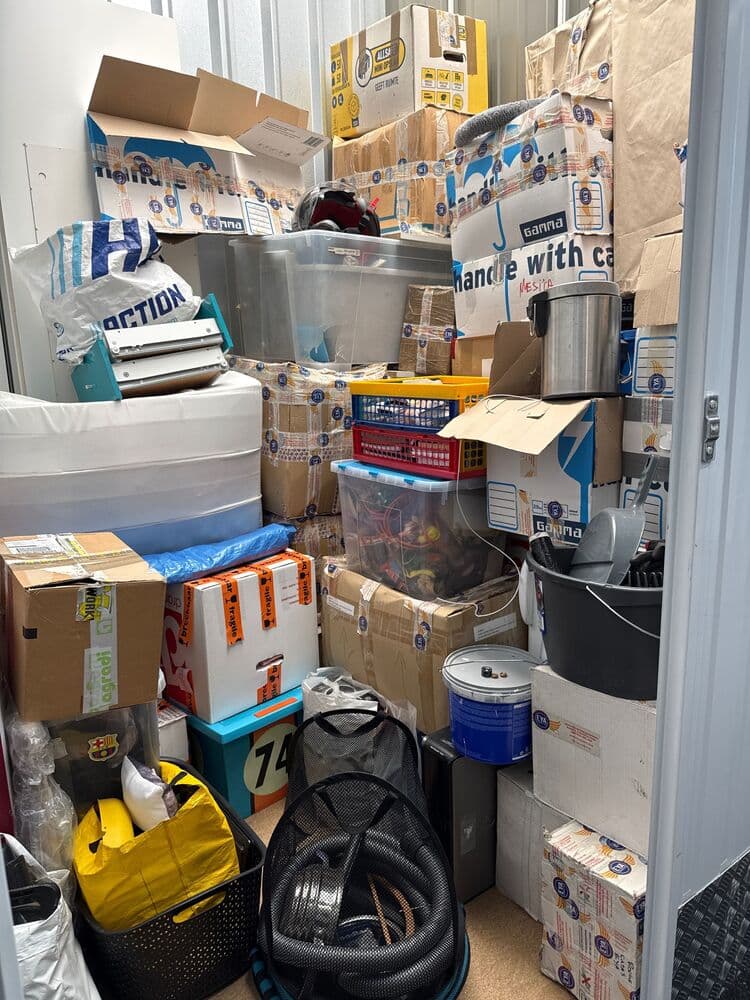 Filled Storage Unit in Almere