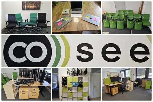 Insolvenzauktion CoSee GmbH - Büroeinrichtung, MacBooks und diverses