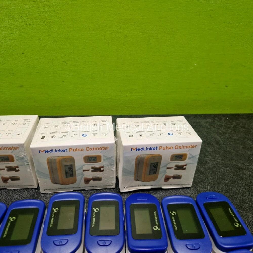 Job ot Including 5 x Medlinket Pulse Oximeters Model AM801 REF AM-802 *Mfd - 2022* (New In Box) and 30 x - image 3
