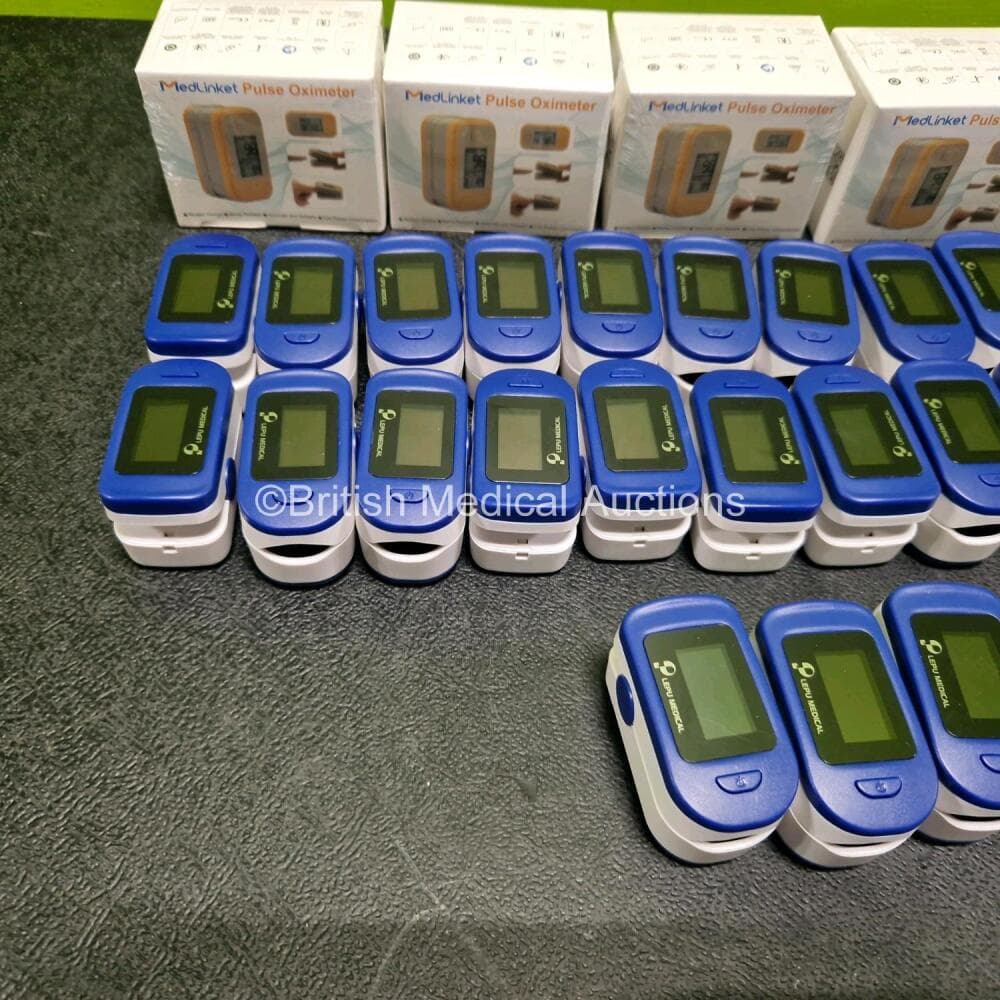 Job ot Including 5 x Medlinket Pulse Oximeters Model AM801 REF AM-802 *Mfd - 2022* (New In Box) and 30 x - image 4
