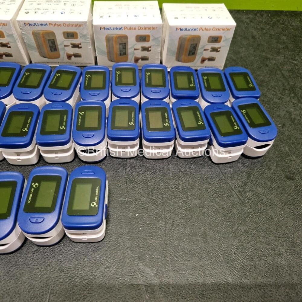 Job ot Including 5 x Medlinket Pulse Oximeters Model AM801 REF AM-802 *Mfd - 2022* (New In Box) and 30 x - image 5