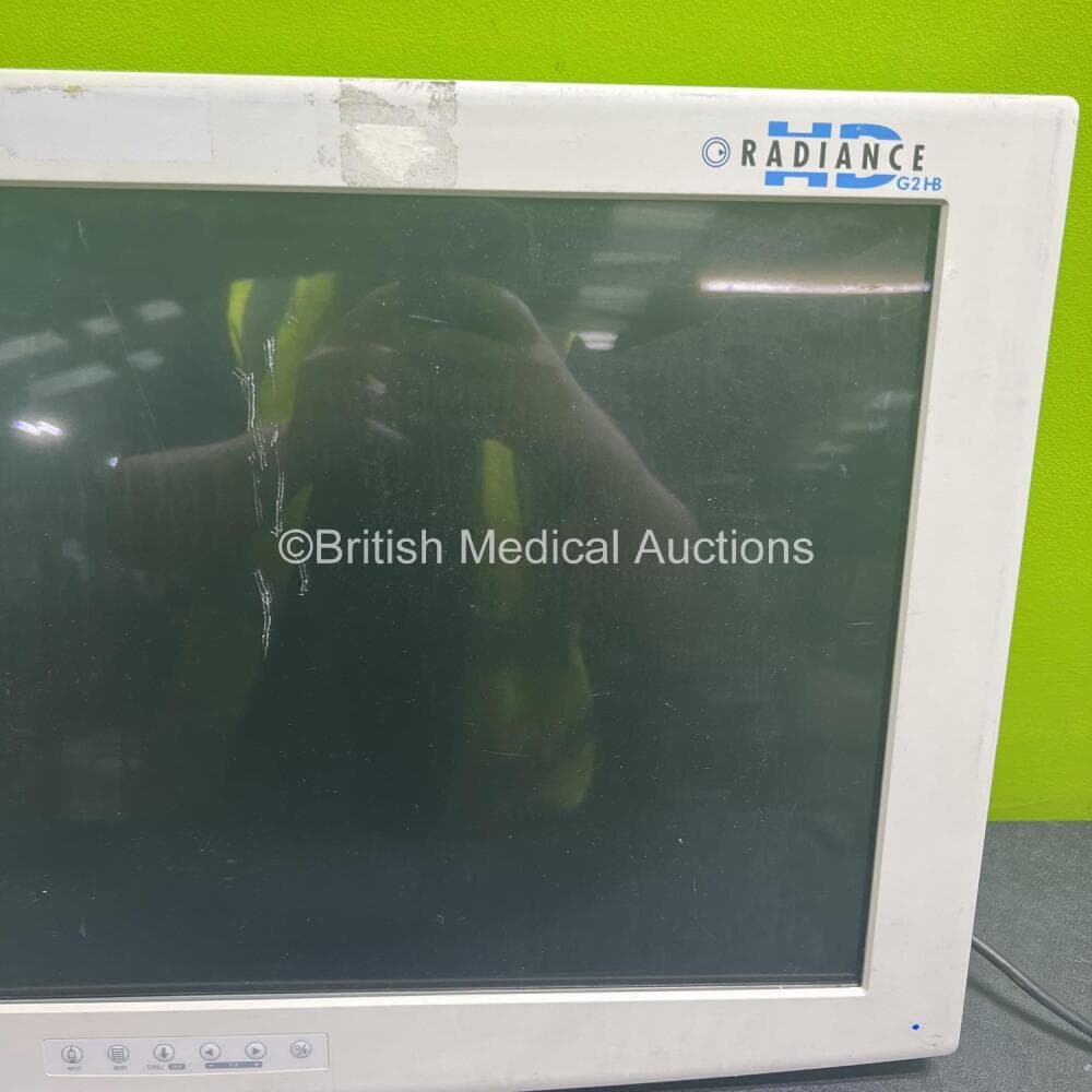 Radiance G2HB Monitor (Powers up With Stock Power Supply Not Included - Scratches on Screen) - image 3