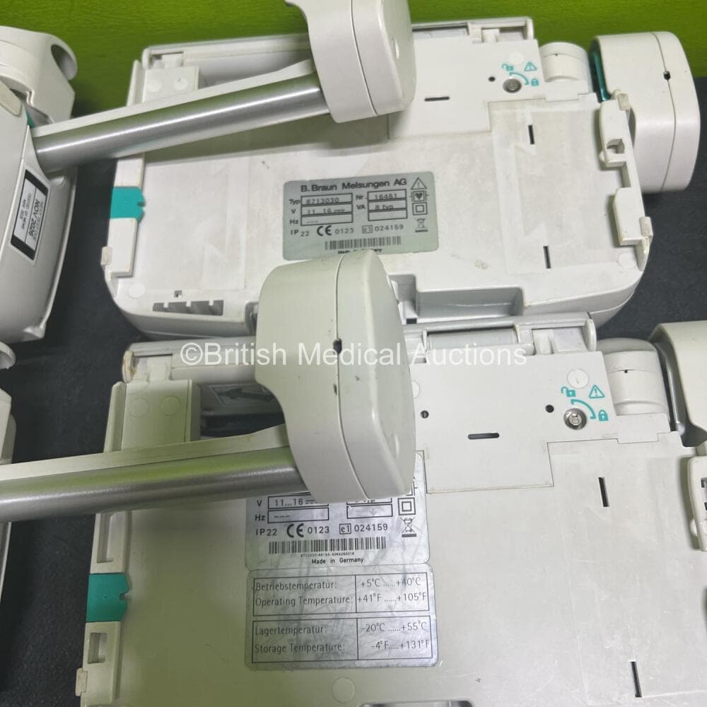 5 x B.Braun Perfusor Space Syringe Pumps Including 3 x NiMH Batteries (Powers up) **RI** - image 5