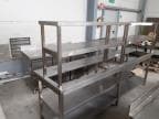Stół with 2 pŗl with cut-out in Stalgast countertop + Heating adapter 2 horizontal on stl 2024r 2pcs - Machines and appliances - Gastronomy and bakery equipment - EFL auctions