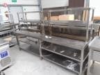 Stół with 2 pŗl with cut-out in Stalgast countertop + Heating adapter 2 horizontal on stl 2024r 2pcs - Machines and appliances - Gastronomy and bakery equipment - EFL auctions