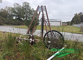 Playground Equipment Stand with Accessories