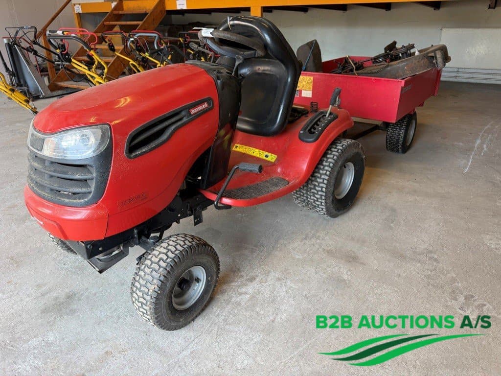 JONSERED LT 2218 A havetraktor samt JONSERED trailer - image 3
