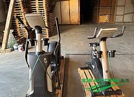 1 piece intenza 550 Eti elliptical cross trainer and 1 piece 550 UB in gym bike