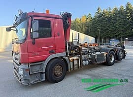MERCEDES-BENZ ACTROS, 2536 L WITH HMF 1730 K3 KRAN AND WIREHEJS