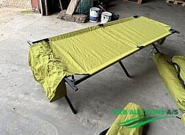 26 pcs. field bed, foldable, 210x80x50 cm, w/bag