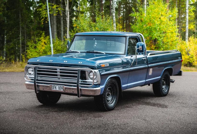 1972   Ford F-250 Enkelhytt 5.9 V8 Cruise-O-Matic Wheeler Dealers projekt
