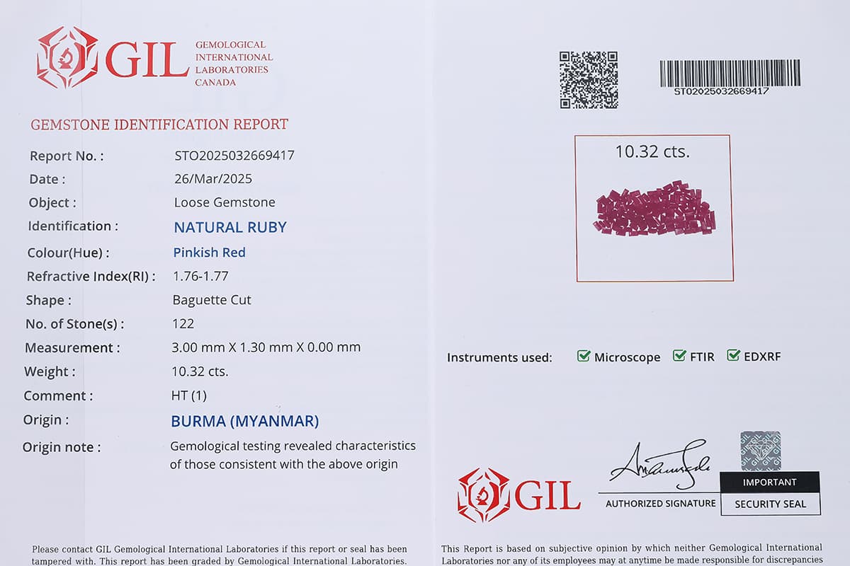 Lot+von+Burma+Rubinen+mit+GIL+Expertise,+versiegelt - image 2