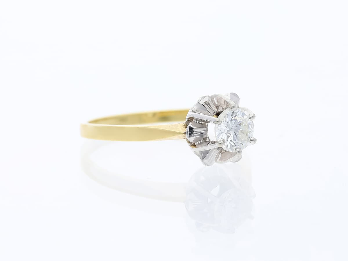 Ring+0,50+ct.+Diamant+585+Gelbgold+14+Karat - image 3