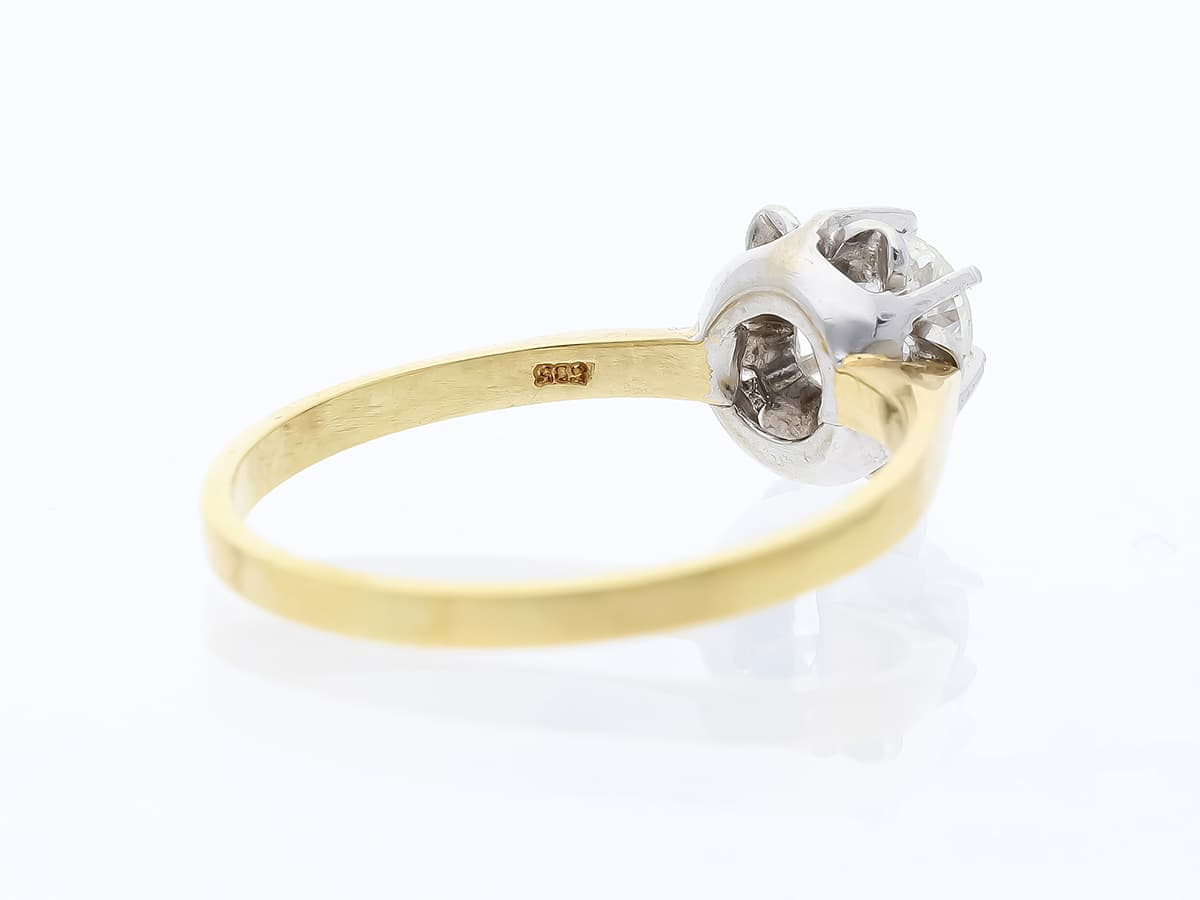 Ring+0,50+ct.+Diamant+585+Gelbgold+14+Karat - image 4