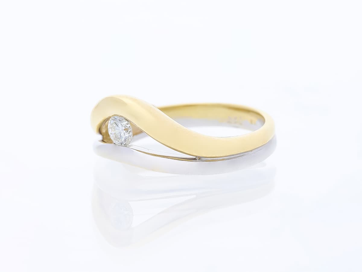 Ring+0,23+ct.+Diamant+585+Gold+14+Karat - image 2