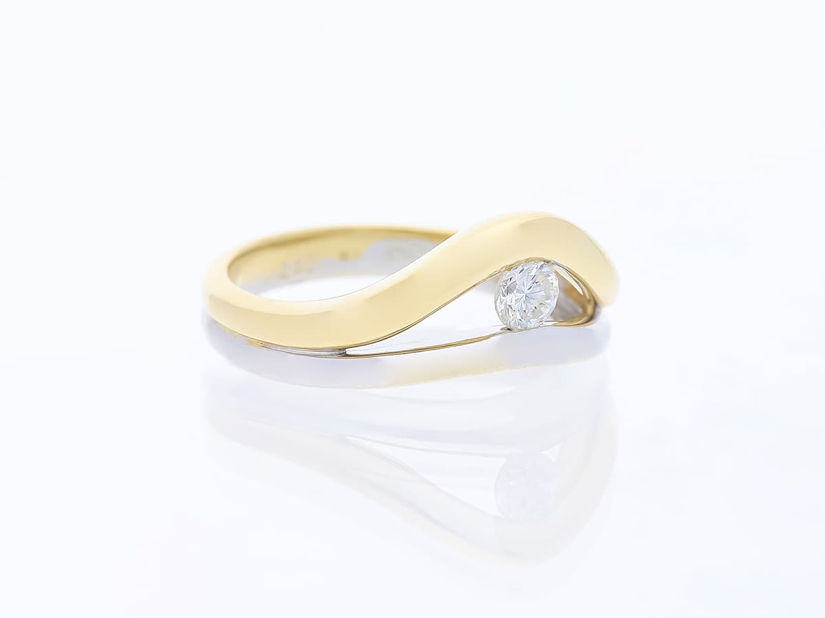 Ring+0,23+ct.+Diamant+585+Gold+14+Karat - image 3