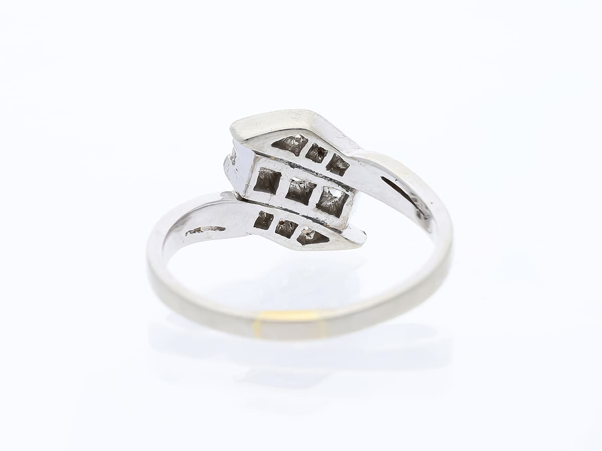 Ring+0,50+ct.+Diamanten+585+Weißgold+14+Karat - image 4