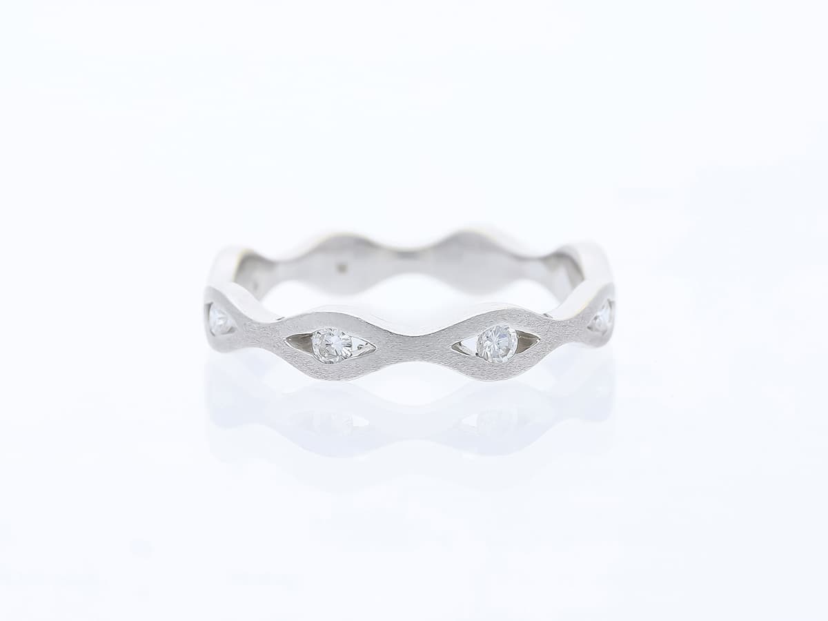 Ring+Diamanten+585+Weißgold+14+Karat