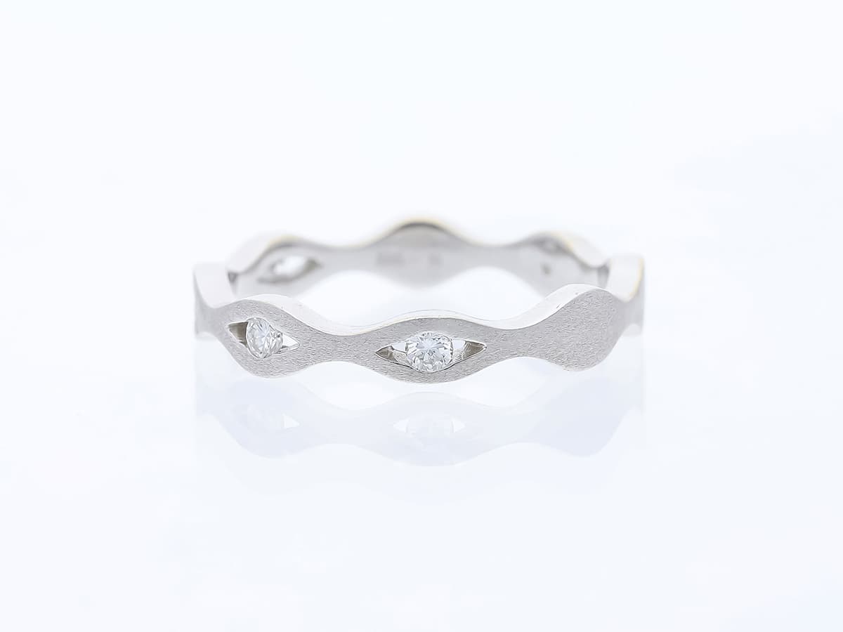 Ring+Diamanten+585+Weißgold+14+Karat - image 2