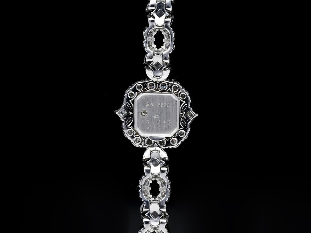 Chopard+Damen+Uhr+15,30+ct.+Diamanten+750+Weißgold+Chopard+Zertifikat+&+Box - image 4