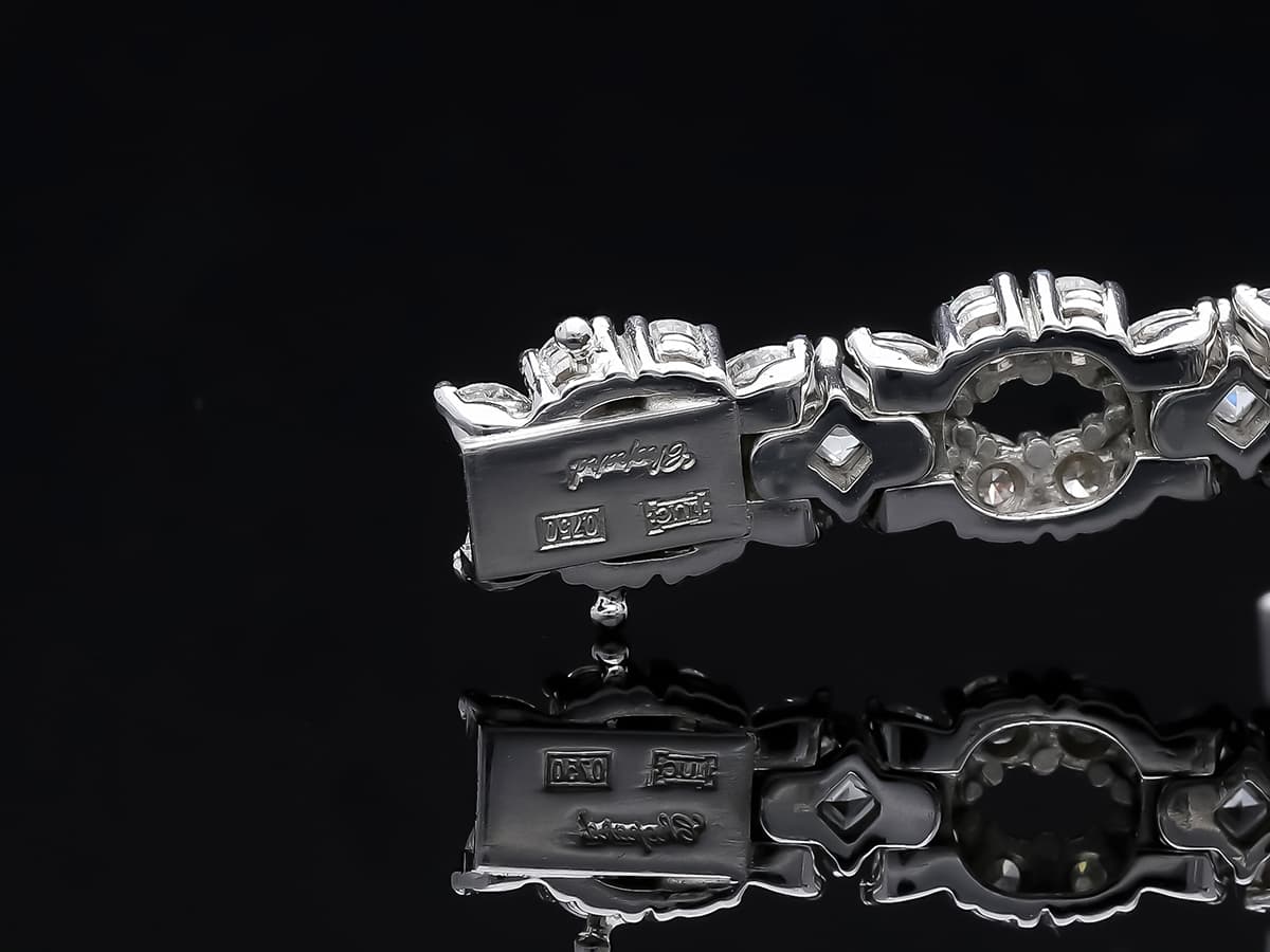 Chopard+Damen+Uhr+15,30+ct.+Diamanten+750+Weißgold+Chopard+Zertifikat+&+Box - image 5