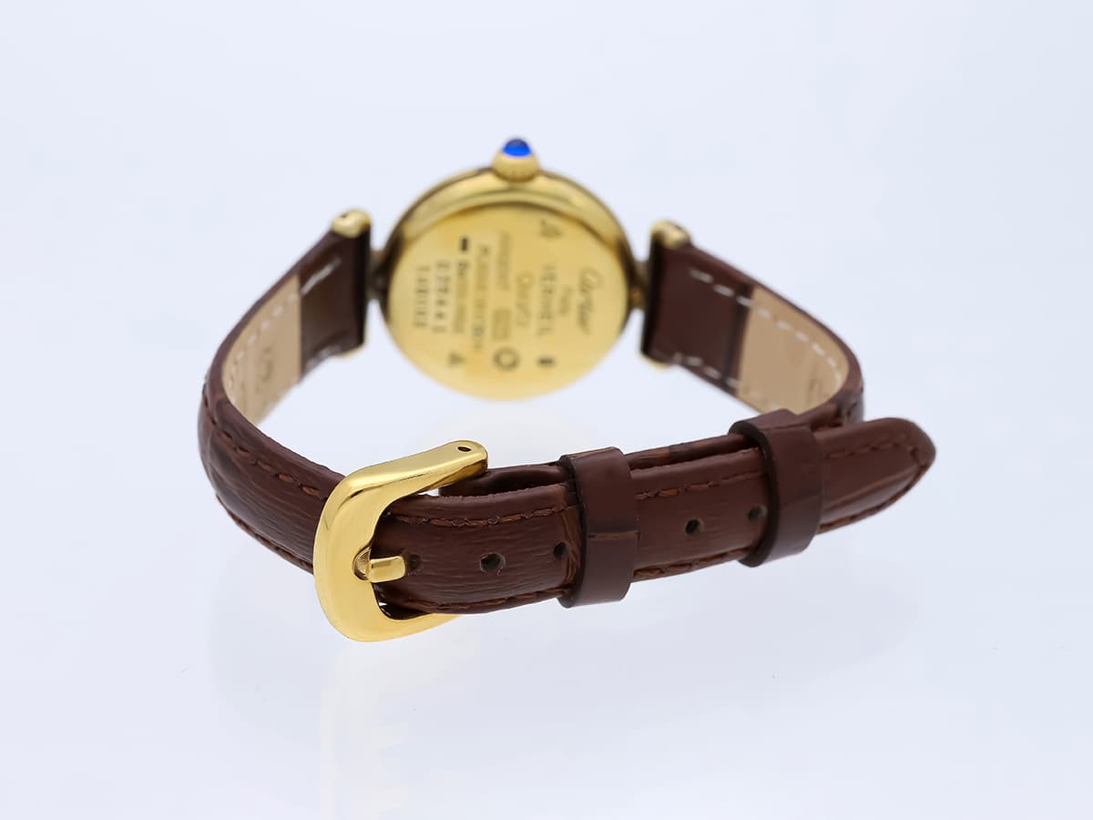Cartier+Armbanduhr+925+Silber,+vergoldet - image 5