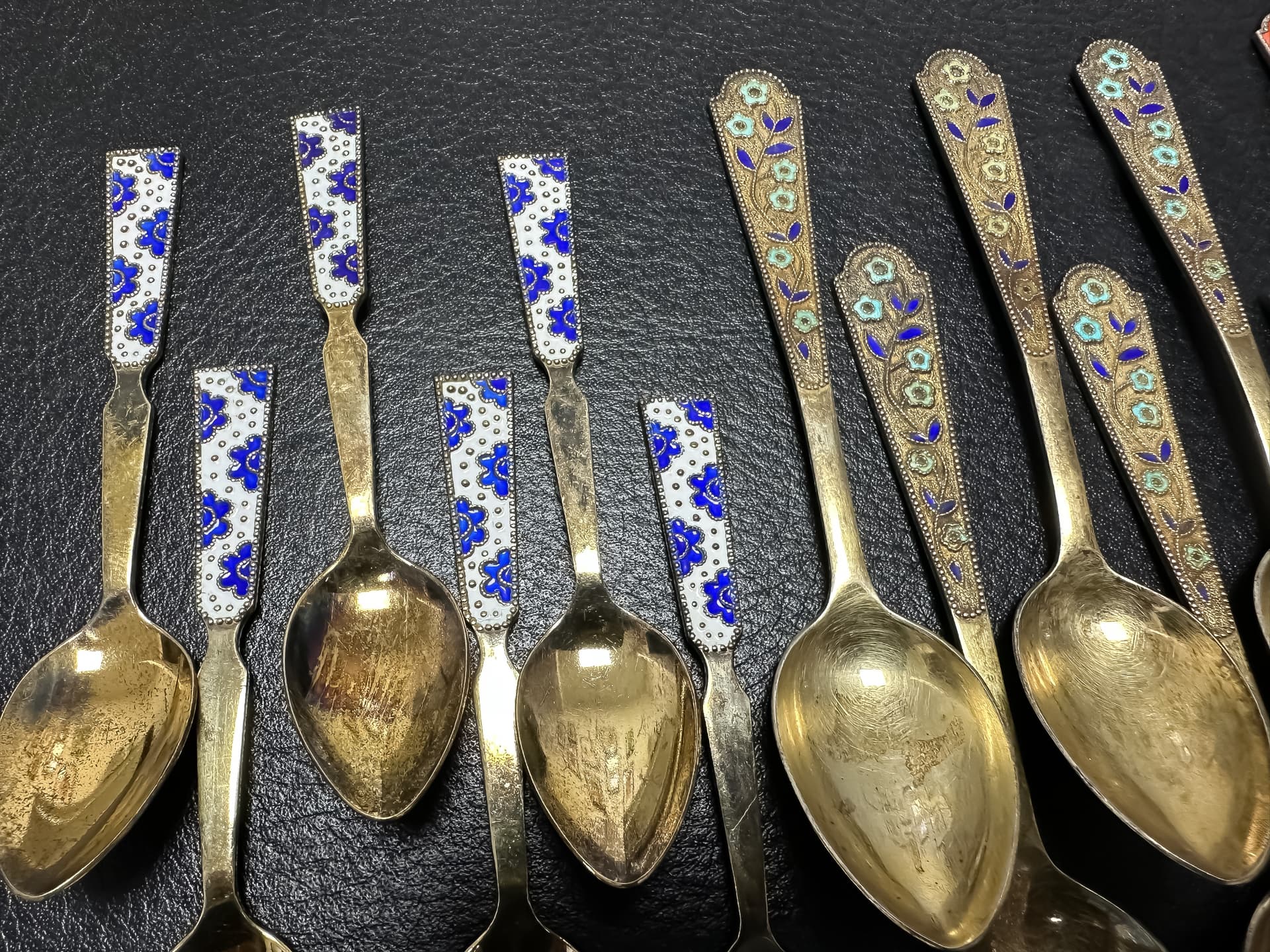 großes+Konvolut+kleinen+antiken+Löffel+aus+Sammlungsauflösung+Silber - image 2