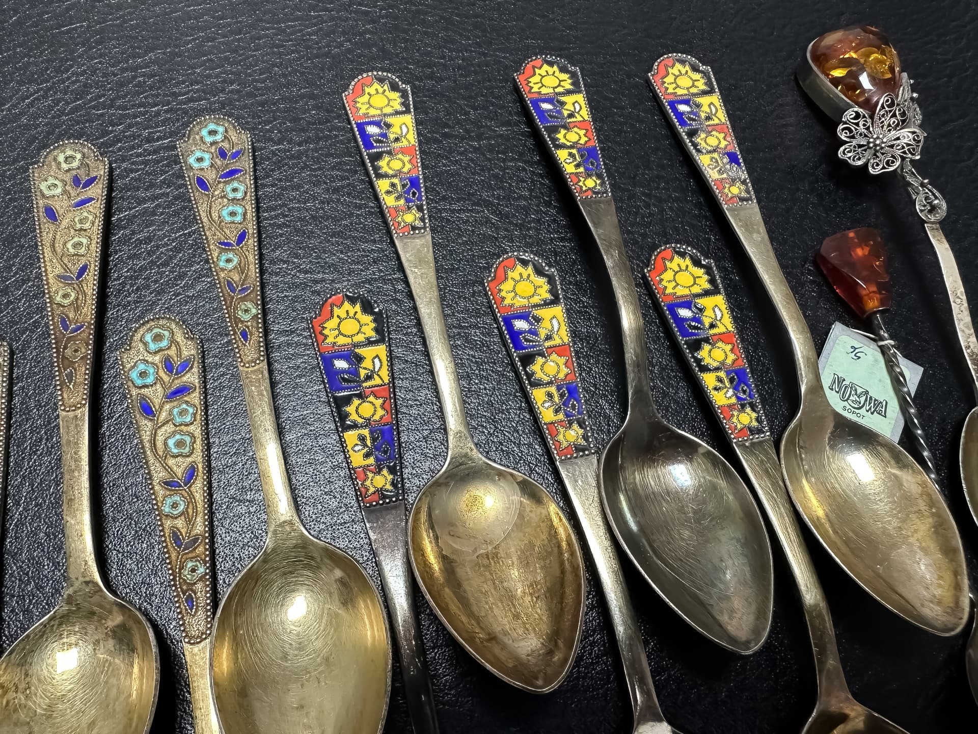 großes+Konvolut+kleinen+antiken+Löffel+aus+Sammlungsauflösung+Silber - image 3