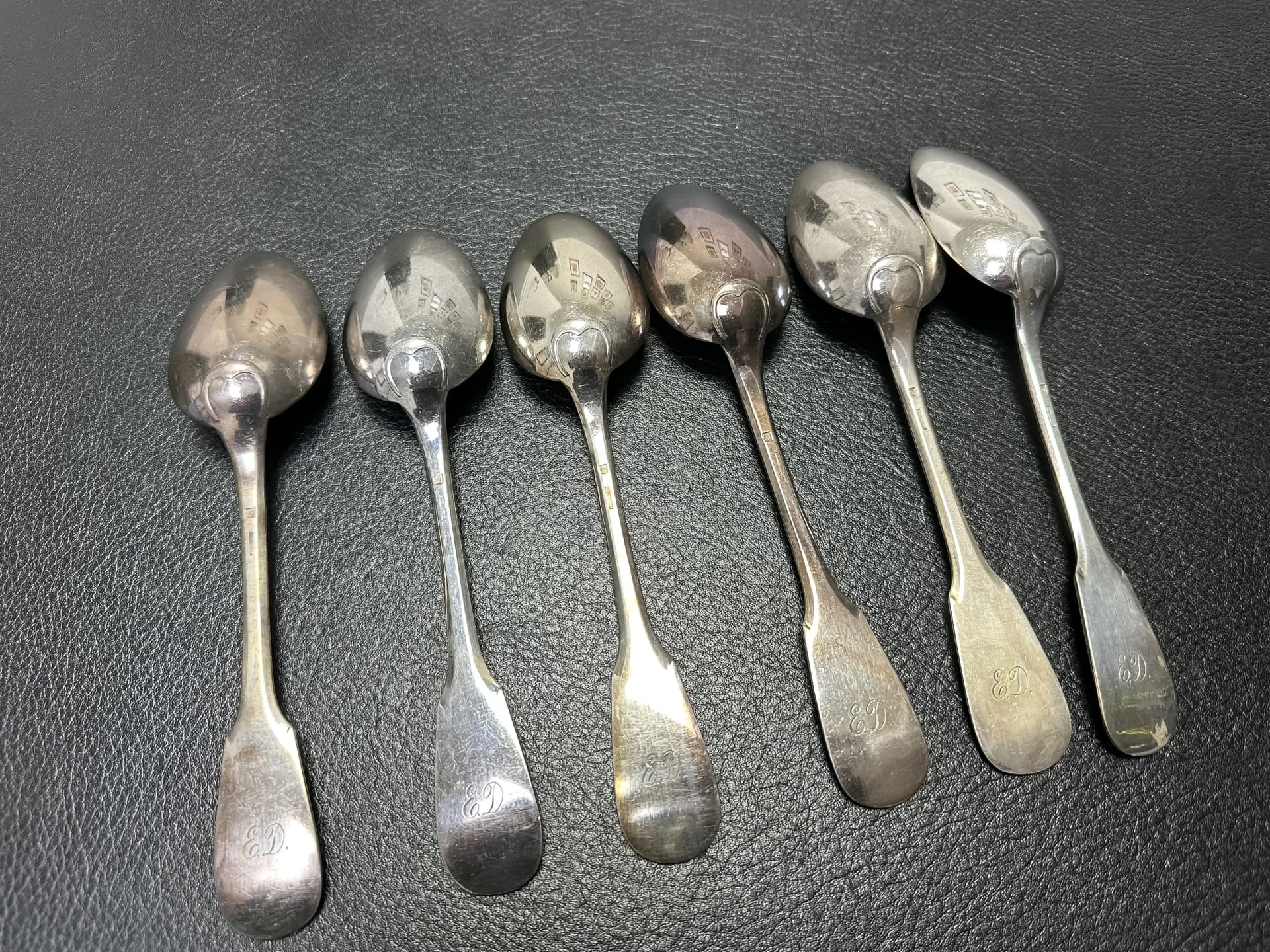 6+Suppenlöffel+von+Christoffle+France+in+84er+Silber - image 3