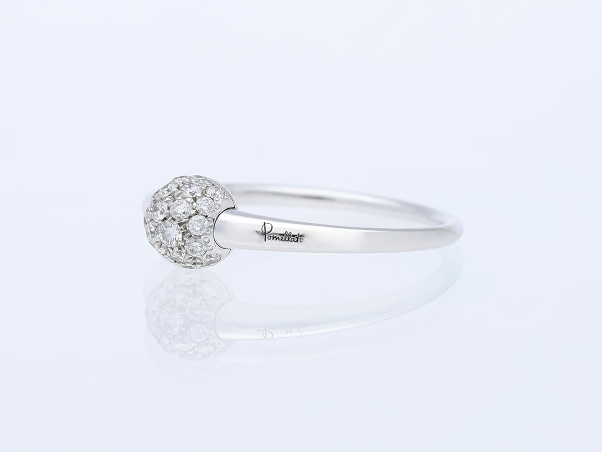 Pomellato+M'ama+non+M'ama+Ring+Diamanten+750+Weißgold+18+Karat+Zertifikat - image 2