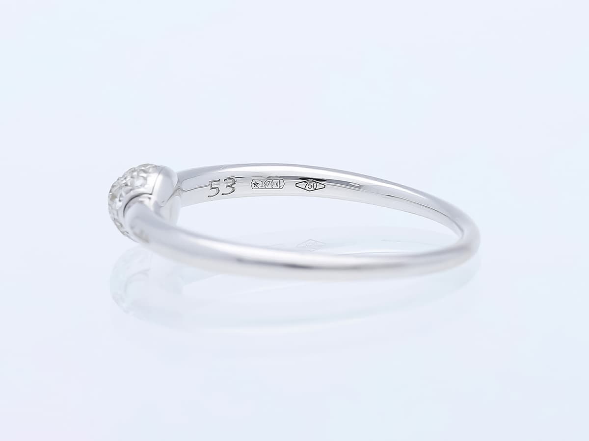 Pomellato+M'ama+non+M'ama+Ring+Diamanten+750+Weißgold+18+Karat+Zertifikat - image 5