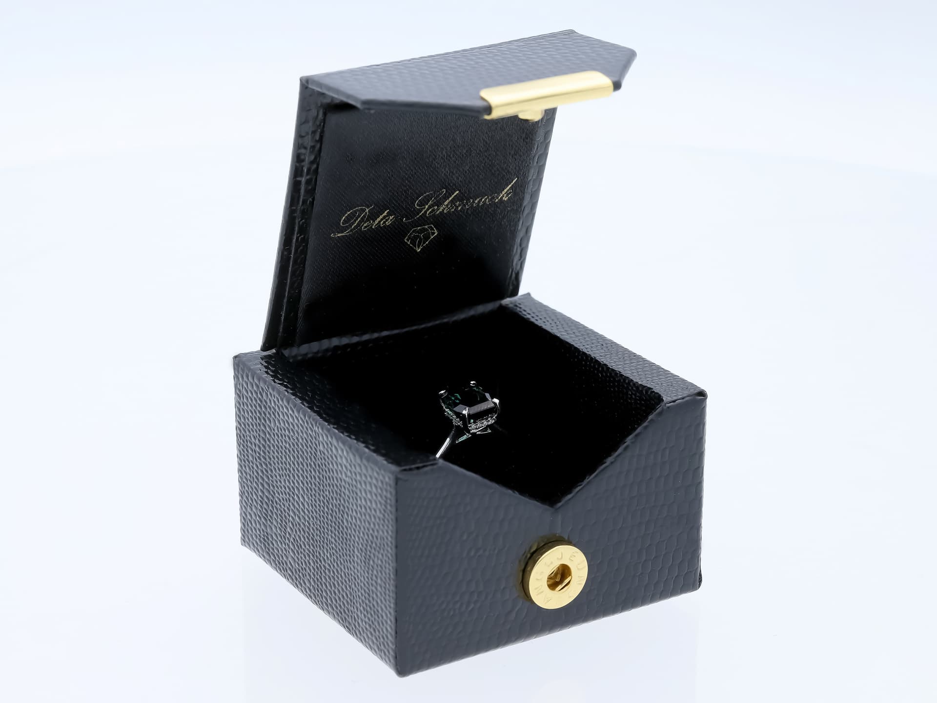 Ring+1,88+ct.+Turmalin,+Diamanten+750+Weißgold+18+Karat+IGI+Zertifikat - image 5