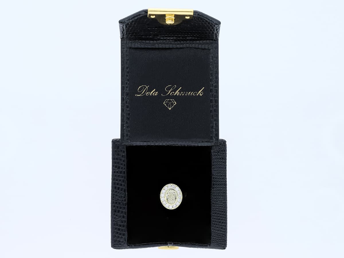 Ring+1,22+ct.+Diamant+585+Gelbgold+14+Karat+Neu+IGI+Zertifikat - image 3