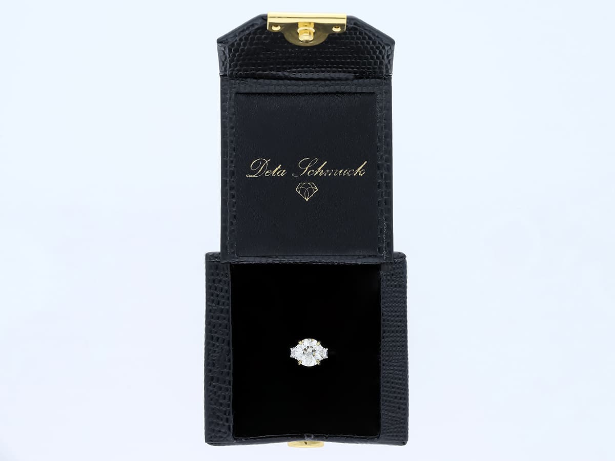 Ring+1,74+ct.+Diamant+750+Bicolor+18+Karat+Neu+IGI+Zertifikat - image 3
