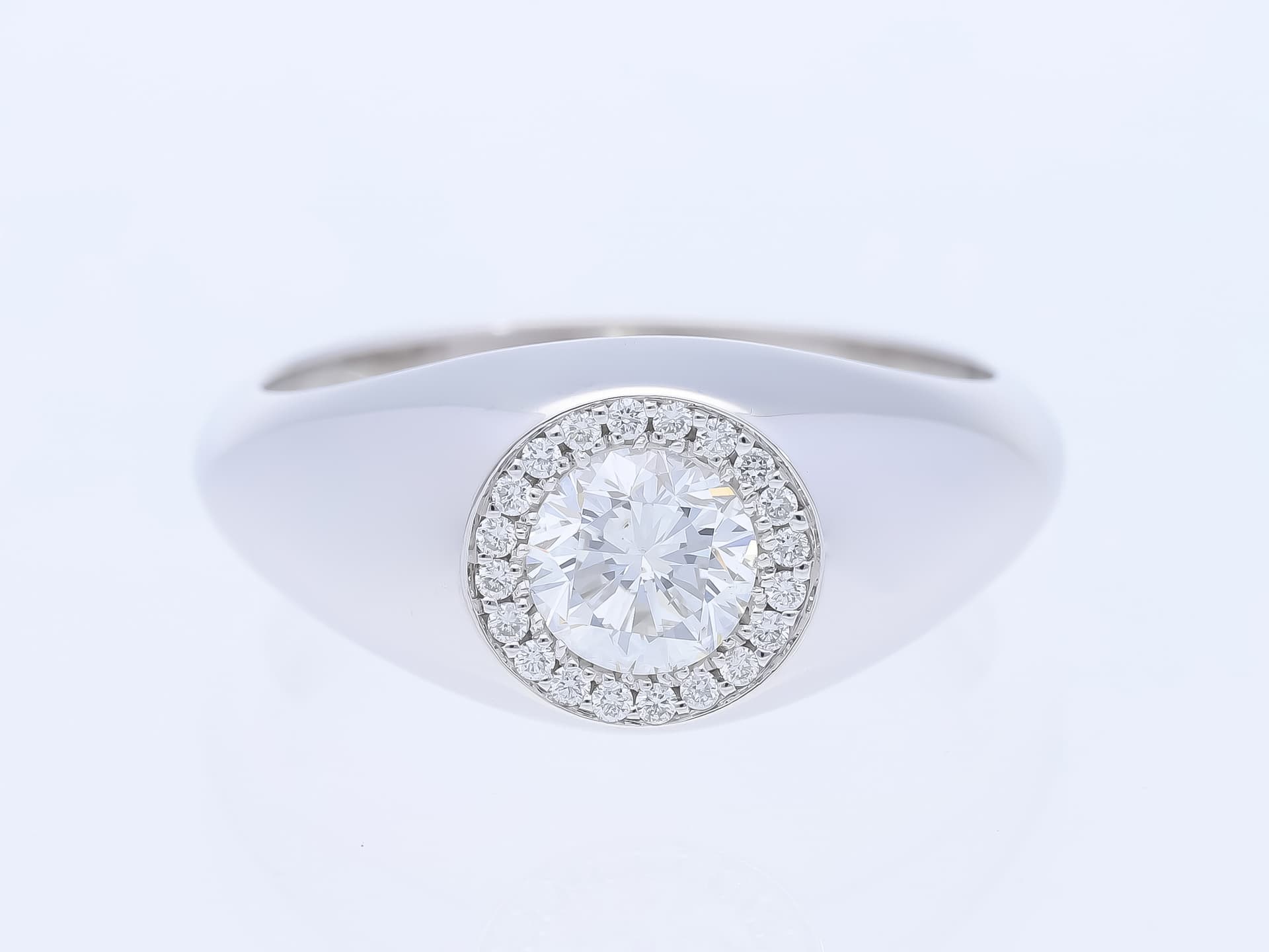 Ring+1,20+ct.+Diamant+585+Weißgold+14+Karat+Neu+IGI+Zertifikat