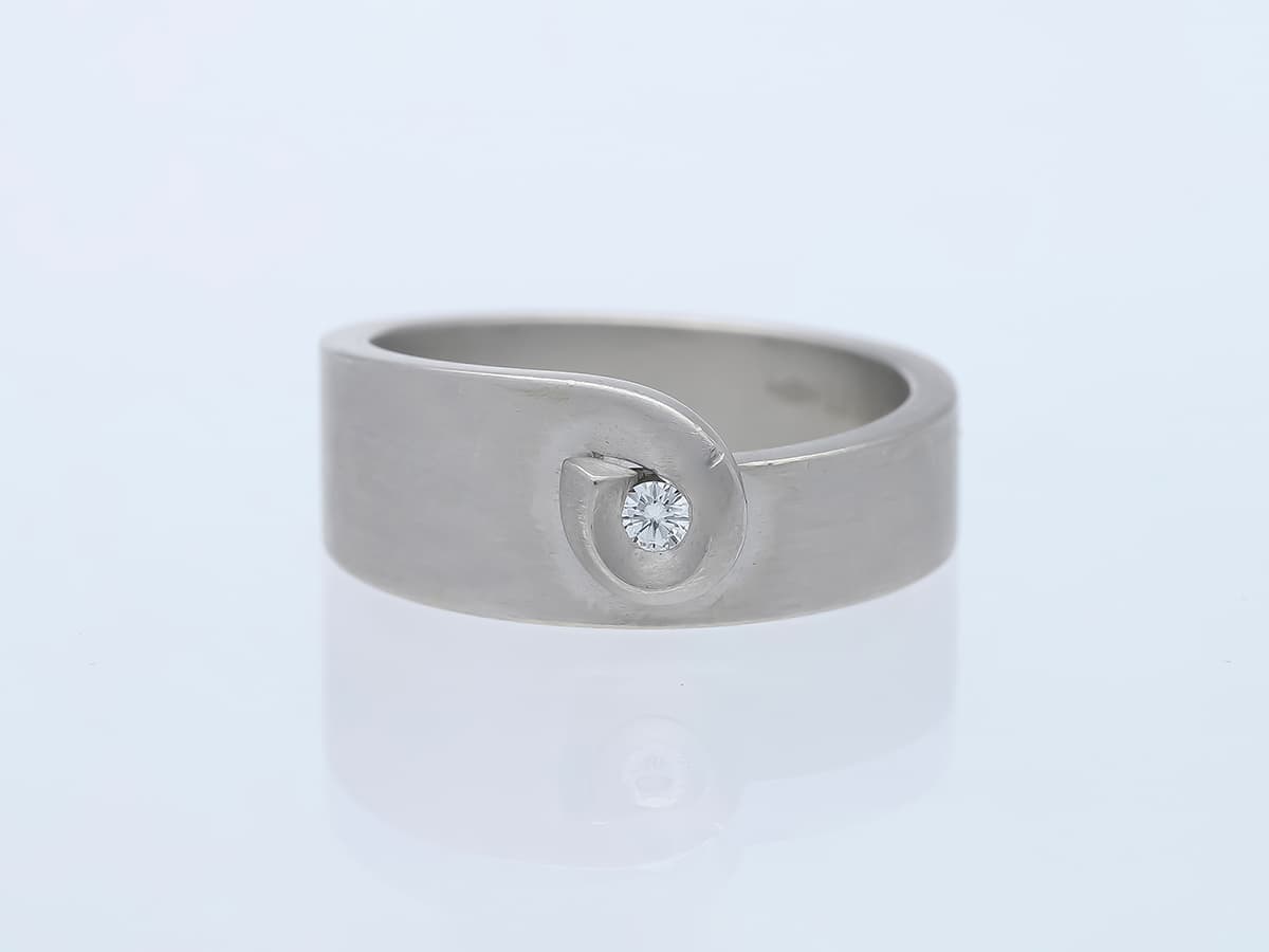 Niessing+Ring+mit+Diamant+950+Platin