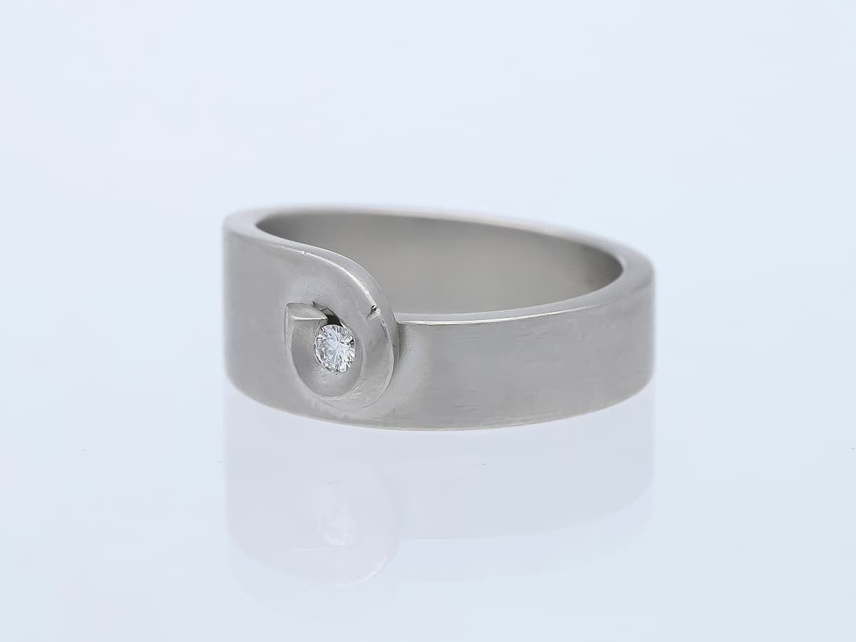 Niessing+Ring+mit+Diamant+950+Platin - image 2