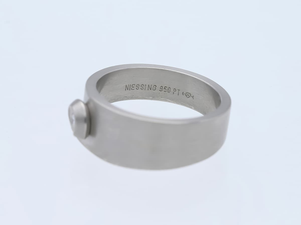 Niessing+Ring+mit+Diamant+950+Platin - image 5