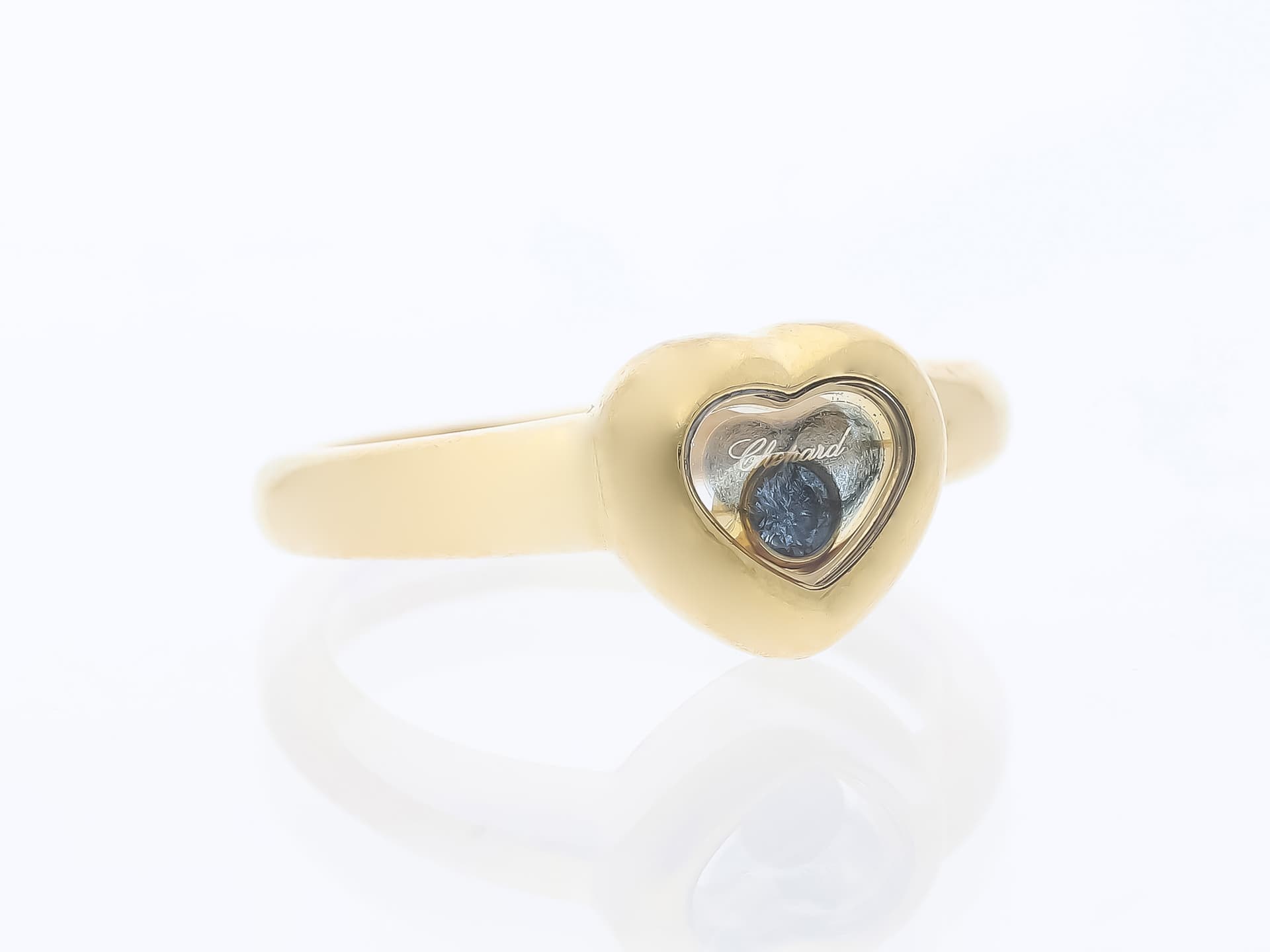 Chopard+"Happy+Diamonds"+Ring+mit+Diamant+in+750+Gelbgold+18+Karat - image 3