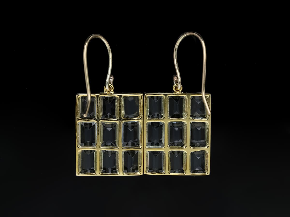 Ohrringe+9,00+ct.+Aquamarin+585+Gelbgold+14+Karat+Neu+GIL+Zertifikat - image 4