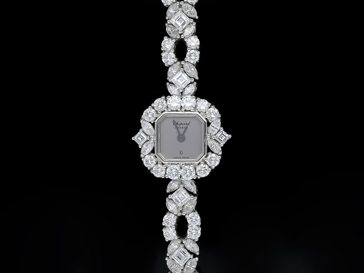 Chopard+Armbanduhr+15,30+ct.+Diamanten+750+Weißgold+Original+Zertifikat+und+Box - image 3