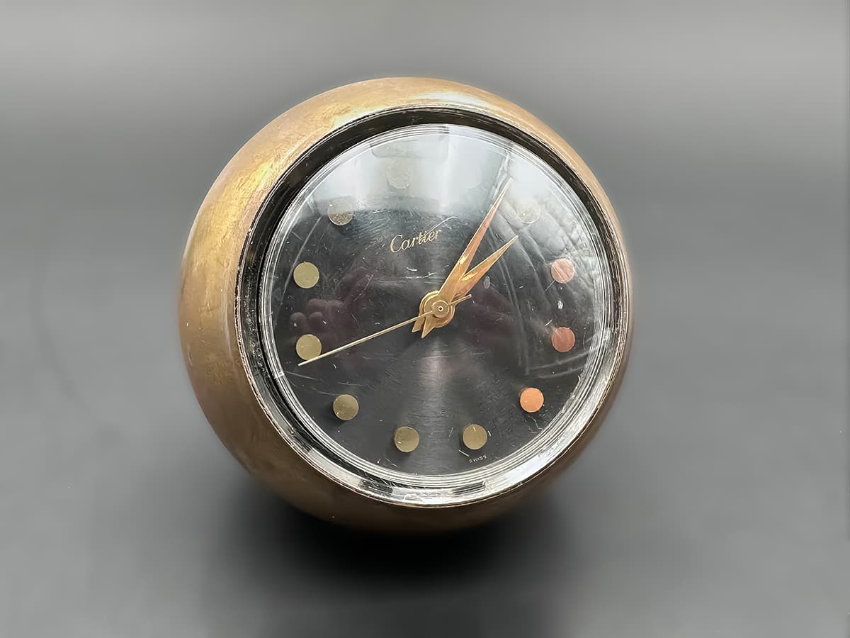 Cartier+Vintage+Quartz+Tischuhr