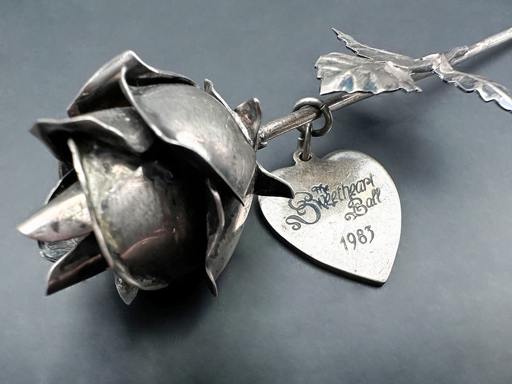 Cartier+Rosen+Nadel+Brosche+925+Sterling+Silber - image 2