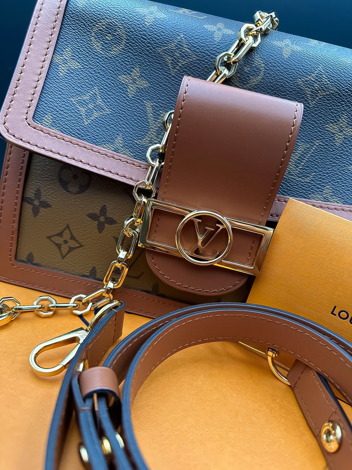 LOUIS+VUITTON+Dauphine+MM+–+Original+Handtasche+inkl.+Umkarton+&+Samtbeutel - image 2