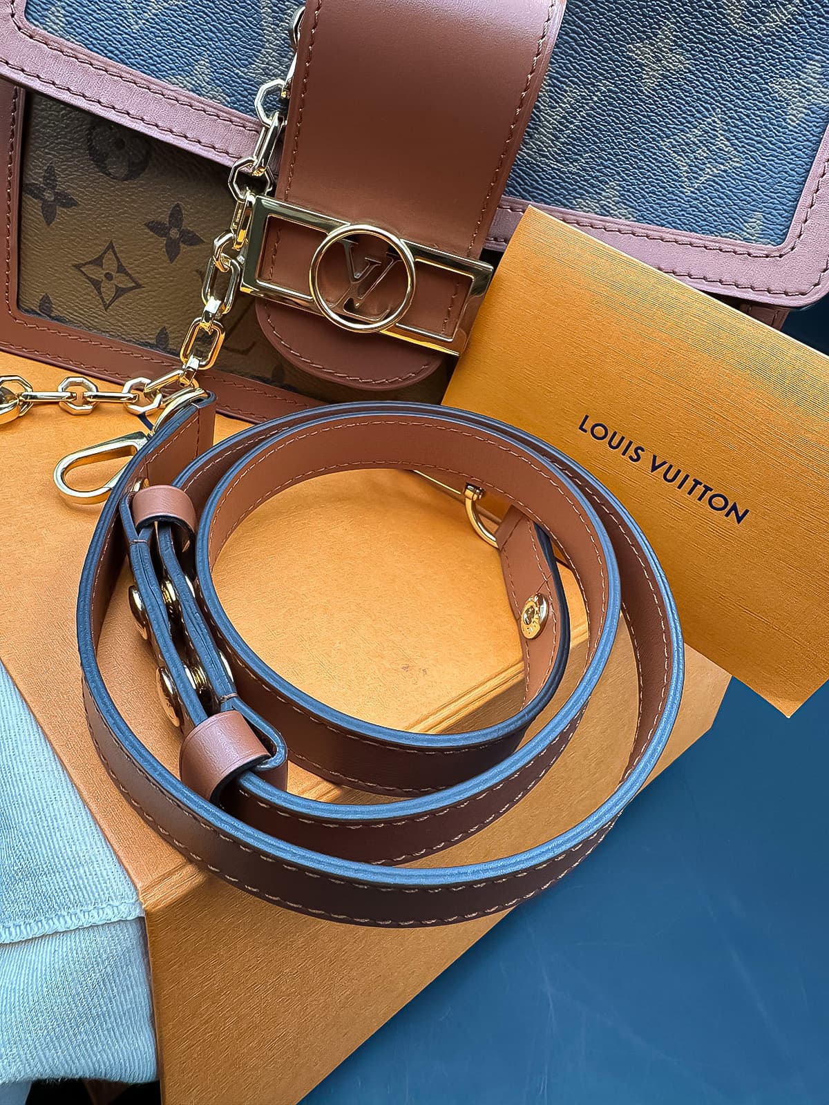 LOUIS+VUITTON+Dauphine+MM+–+Original+Handtasche+inkl.+Umkarton+&+Samtbeutel - image 3