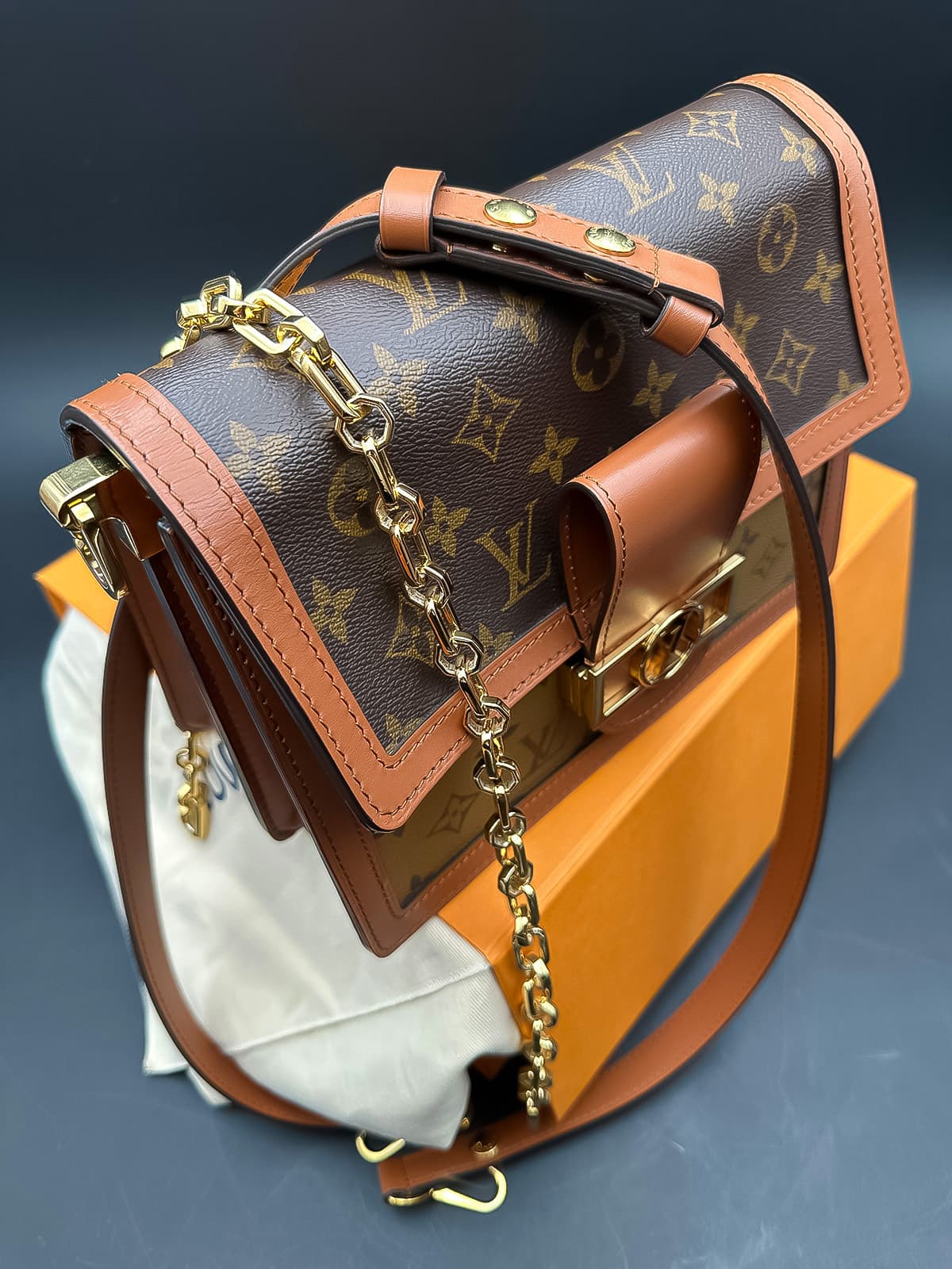 LOUIS+VUITTON+Dauphine+MM+–+Original+Handtasche+inkl.+Umkarton+&+Samtbeutel - image 5