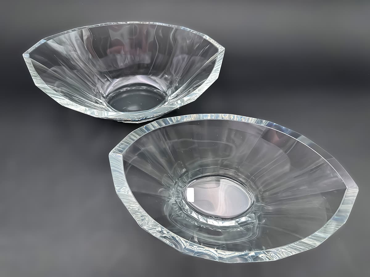 Cartier+2+Crystal+Obst+Gemüse+Schalen,+signiert - image 2